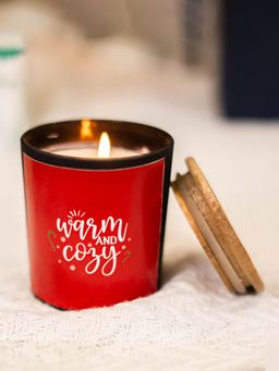 THE ZAPPY BOX - Red Festive Candle