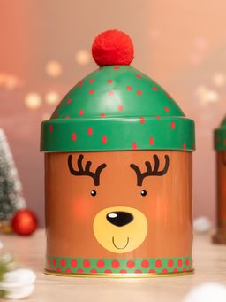 THE ZAPPY BOX - Multi-Color Rudolph Reindeer Tin