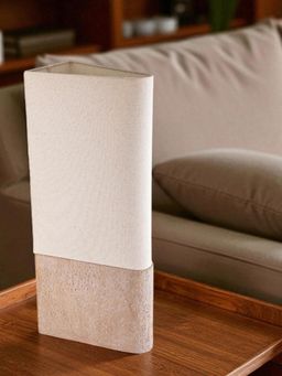 Aarvi Decor - Beige Stone Decorative Terra Block Lamp