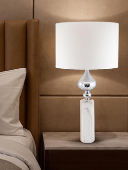 Aarvi Decor - White Marble Decorative Elegance Lamp