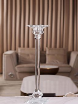 Aarvi Decor - Transparent Celeste Candle Holder