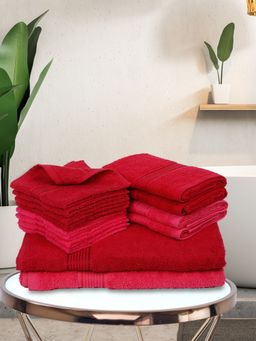 KOPA - Quick Dry 100% Cotton Soft Terry Towel -2Pc Bath, 4Pc Hand, 8Pc Face D'Ross Solid