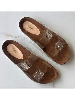 Shoe that fits you - Transparent Clipped Flat Sandals