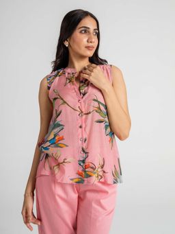 The Rune Studio - Layla Sleeveless Top-Pink