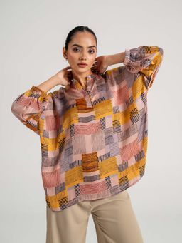 The Rune Studio - Beige Mademoiselle Top- Biege