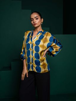 The Rune Studio - Mustard Showstopper Top