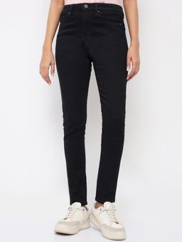 Spykar - Women Black Solid Super Skinny Fit High Rise Jeans