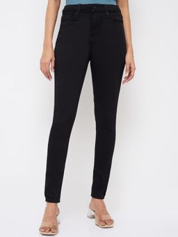 Spykar - Women Black Solid Super Skinny Fit High Rise Jeans