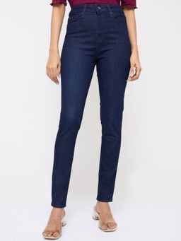 Spykar - Women Blue Solid Super Skinny Fit High Rise Jeans
