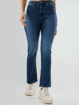 Spykar - Women Blue Solid Skinny Fit High Rise Jeans