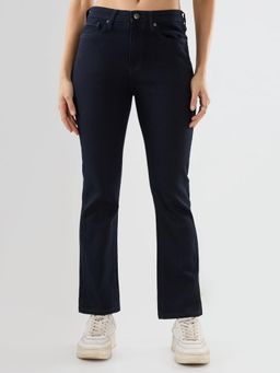 Spykar - Women Blue Solid Boot Cut Fit High Rise Jeans