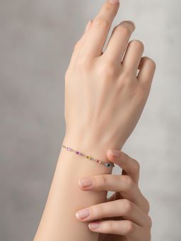 Silberry - 925 Sterling Silver Multicolor Bracelet