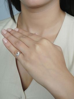 Silberry - 925 Sterling Silver Dainty Butterfly Ring