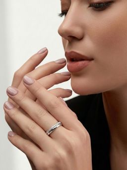 Silberry - 925 Sterling Silver White Enchanted Ring