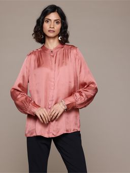 Label Ritu Kumar - Rust Lenore Shirt
