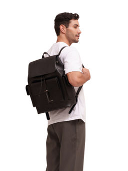Kelby Huston - Unisex Black Kairo Backpack