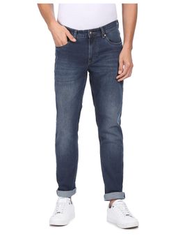 U.S. POLO ASSN. - Men Blue Brandon Slim Tapered Fit Stone Wash Jeans