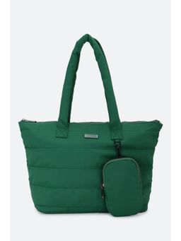Van Heusen - Women Green Textured Casual Handbag