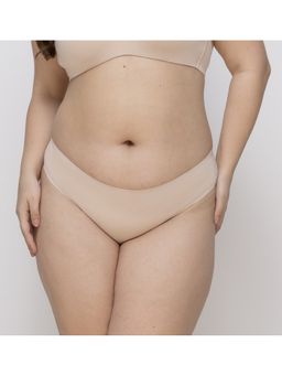 MIEZ - Beige Mid Rise Seamless Bikini Panty