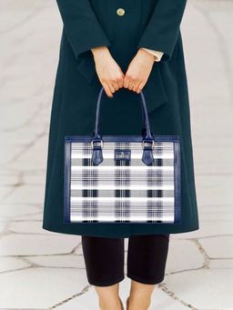 The Clownfish - Alvis Series Handbag For Women - Premium Faux Leather-Navy Blue