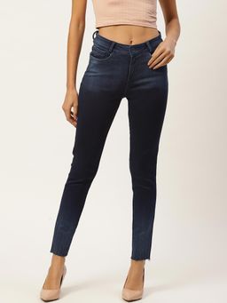 Xpose - Women Navy Blue Skinny Fit High-Rise Clean Look Stretchable Jeans