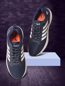 LIBERTY - Mens Navy Blue Leap7X Capsico-1 Sports Lacing Walking Shoes
