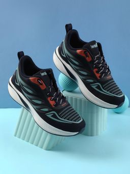 LIBERTY - Mens Navy Blue Leap7X Casio Sports Lacing Running Shoes