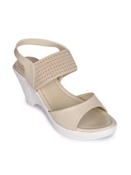 LIBERTY - Womens Cream Senorita D1-09 Wedges Heels