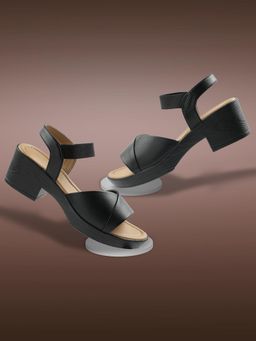 LIBERTY - Womens Black Senorita D839-05 Casual Block Heels