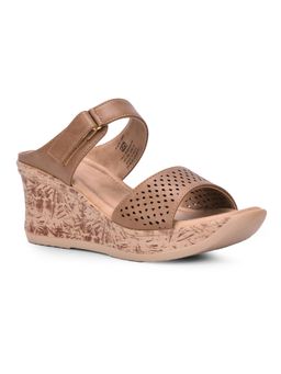 LIBERTY - Womens Tan Senorita Dn2-13 Casual Wedges Heels