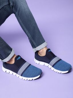 LIBERTY - Mens Blue Force 10 Flexpro-15 Sports Non Lacing Walking Shoes