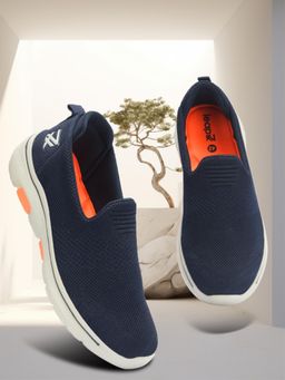 LIBERTY - Mens Navy Blue Leap7X Rw-08 Sports Lacing Running Shoes