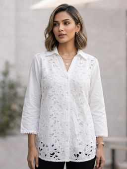 Autumnlane - Perka Babbles Schiffli Cotton Shirt