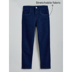 Hopscotch - Denim Stretchable Jeans Navy Blue