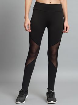 COLOR CAPITAL - Women Mesh Patch Gym Tights