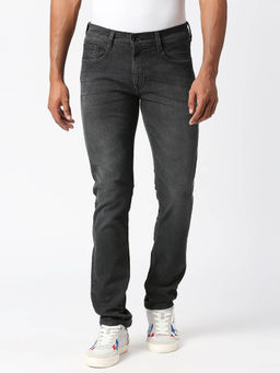 Pepe Jeans - Men Vapour Mid Waist Light Fade Black Jeans