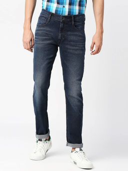 Pepe Jeans - Men Vapour Mid Waist Light Fade Dark Blue Jeans