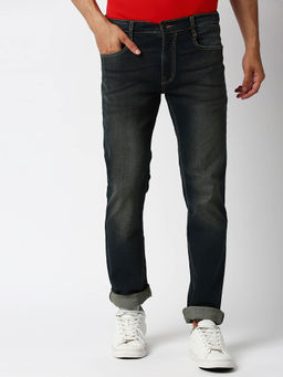 Pepe Jeans - Men Vapour Mid Waist Light Fade Navy Blue Jeans