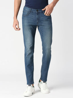 Pepe Jeans - Men Vapour Low Waist Light Fade Medium Blue Jeans