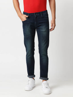 Pepe Jeans - Men Vapour Low Waist Light Fade Navy Blue Jeans