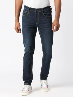 Pepe Jeans - Men Vapour Low Waist Light Fade Navy Blue Jeans
