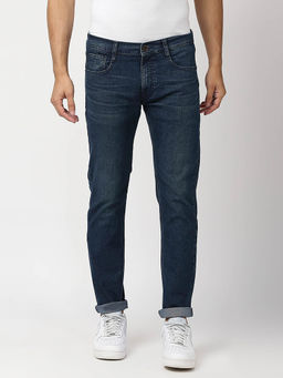 Pepe Jeans - Men Vapour Low Waist Light Fade Medium Navy Blue Jeans