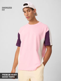 The Souled Store - Colorblock Men Oversized T-Shirt