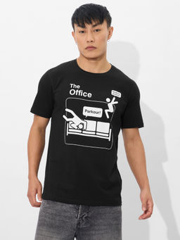The Souled Store - The Office Parkour Mens T-Shirt