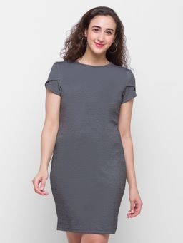 Globus - Grey Solid Dress