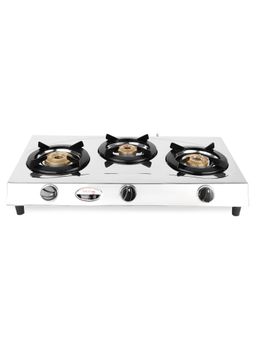 McCoy - Ignitio 3B | 3 Burner Stainless Steel LPG Gas Stove (ISI Approved)