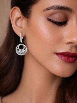 ZISTHI - 925 Sterling Silver Drops and Danglers Earrings