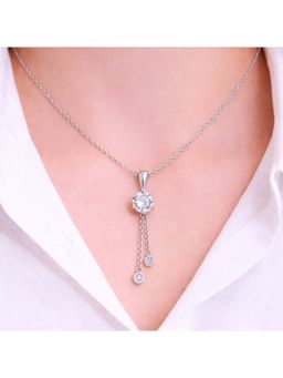 ZISTHI - 925 Sterling Silver White Necklace