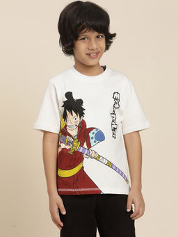 Kidsville - One Piece Printed Regular Fit T-Shirt for Boys
