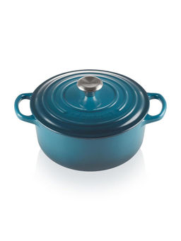 Le Creuset - Teal Evo Round Casserole with Lid